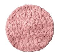 UzeEnde Cat Knitted Bed Mat - Handwoven Cozy Round Cushion Pad with Soft Chenille Texture Washable Warm Pet Blanket for Indoor Cats Sleeping Lounging Kneading All Seasons (#6,40cm)
