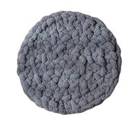 UzeEnde Cat Knitted Bed Mat - Handwoven Cozy Round Cushion Pad with Soft Chenille Texture Washable Warm Pet Blanket for Indoor Cats Sleeping Lounging Kneading All Seasons (#3,40cm)