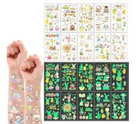 UZEXYO 1000 sheets Luminous Temporary Tattoos for Kids, Easter Decorations, Tattoos Stickers for Children, Easter Basket Bags Fillers, Party Favors Crafts.