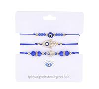 UZEXYO Set of 3 Rakhi Thread,Bhai Rakhi,Raksha bandhan Rakhi Bracelet for Brother Rakhi,Rakhi for Brother,Rakhi for Bhaiya,Greeting Card,Roli Tika