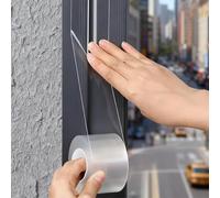 UZEXYO Window Seal Tape 3 cm x 10 m Clear Weather Stripping for Doors Draft Stopper Insulation Film Removable Adhesive Weatherproof Seal for Winter