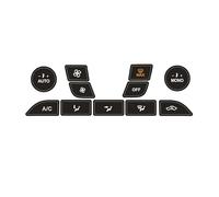 UZIAH Compatible with Ford Focus 1999-2005 Air Condition AC Climate Control Worn Peeling Button Repair Decals Stickers PVC 2Pcs (Color : Black)