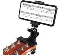 UZIAH Guitar Bass Head Phone Holder Live Broadcast Bracket Clip for Iphone Samsung Smart Phones (Guitar Head Phone Holder)