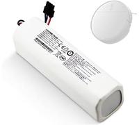 UZIAH Robotic Vacuum Cleaner Replacement Battery 14.4V 5200Mah 5600Mah 6500Mah 9800Mah 12800Mah Rechargeable Lithium Battery Pack,12800mAh