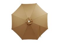 UZIPZ Parasol Replacement Canopy 6 Arm / 8 Ribs - Patio Umbrella Replacement Canopy Cover, Waterproof & UV-Anti Garden Umbrella Parasol Cloth for Market Outdoor Table, 2m/2.3/2.7m (G, 2m - 6Ribs)