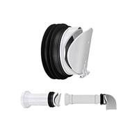 Uzman Rat Protection Flap DN 90-100/110 mm, Aluminum, Backflow Valve, KG Pipe Waste Water Faeces Rat Stop