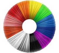Uzone 3D Pen Filament Refills 1.75mm PLA,12 Colors 3D Pen Refills PLA Filament,Each Color 10Ft,Total 120Ft,3D Printing Pen Filament 3D Printer Refills for 3D Printing Equipment and 3D Pens