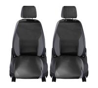 uzoyfoda Car Seat Covers, 2Pcs Universal Fit-Breathable Seat Covers Front Pair, Suede Front Car Seat Protector with Adjustable backrest, Adaptable to Different Car Models