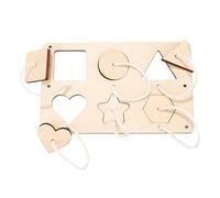 UZPDWK Busy Board Montessori Toy DIY for Toddlers,Miniature Educational Activity Developing Sensory Board for Basic Dress Fine Motor Skills