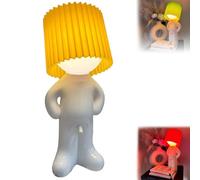 UZQFSGXA Modest Mike Naughty Night Lamp, Shy Boy Night Light,Creative Night Light, Adult White Elephant Gift,Home Decoration Novelty Gift Naughty Night Lamp (Yellow)