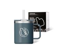 UZSPACE Thermal Mug with Handle 316 Stainless Steel, 500ml Slate Blue