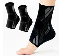 UZSUZZ Ankle Brace, 1 Pair Compression Foot Sleeves Sock for Men and Women, Plantar Fasciitis Socks, Breathable Anti-Slip Ankle Support Brace for Sprained Ankle, Arthritis Pain Relief, Recovery, Sport