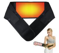 UZSUZZ Heated Back Support Belt, Self Heating Waist Brace Lumbar Support Belt for Men & Women, Adjustable Lower Back Support Belt, Magnetic Therapy Lumbar Support Belt, Ideal for Back Pain Relief