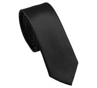 UZSUZZ Men Ties, Classic Solid Satin Men's Neck Tie, Black ties for men, Premium Classic Pure Color Neck Ties, Formal Neckties for Men, Wedding, Party, Business, Work, Prom, Celebration