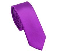 UZSUZZ Men Ties, Classic Solid Satin Men's Neck Tie, Purple ties for men, Premium Classic Pure Color Neck Ties, Formal Neckties for Men, Wedding, Party, Business, Work, Prom, Celebration