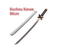 (Uzui Tengen, One size) Kimetsu no Yaiba Sword Weapon Demon Slayer Kamado Nezuko 1:1 Cosplay Sword Anime Ninja Knife wood toy 104cm