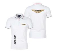 UZVKAVJP Men Comfort Polo Shirt for A.s.t.o.n M.a.r.ti.n Training Short Sleeve Tee Plain Activewear Buttons Half Sleeve Printed T-Shirt Collared Tee Top Clothes-BaiS||M