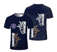 UZVKAVJP Men T-shirts Polo Shirts for Scania Moisture Wicking Short Sleeve Tee Training Tee Top Clothes Printing Activewear Crewneck Soft Half Sleeve-A||M
