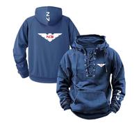 UZVKAVJP Men's Graphic Hoodie for N..7 Spring Autumn Jackets Pullover Tops Hoody Long Sleeve Sportswear Sport Coats Hooded Outwear Plain Sweatshirt-LanS||3x_l