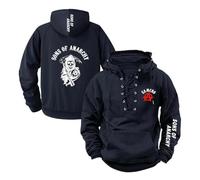 UZVKAVJP Mens Print Hoodie for A.na.rc.h.y S.on.s Comfort Hoody Jumpers Sportswear Sport Jacket Spring Autumn Coat Hooded Outwear Tops Long Sleeve Sweatshirts-HeiS||l