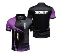 UZVKAVJP Mens Tennis 3D Polo Shirts for S.EC.URI.TY Stretch Streetwear Active Short Sleeved Graphic Tee Top Clothes Soft T-Shirts Casual Half Sleeve-ZiS||3X_l