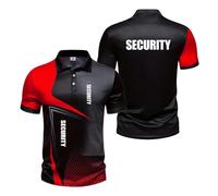 UZVKAVJP Mens Tennis 3D Polo Shirts for S.EC.URI.TY Stretch Streetwear Active Short Sleeved Graphic Tee Top Clothes Soft T-Shirts Casual Half Sleeve-HongS||x_l