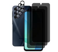 UZWZW 3 Pack Privacy Screen Protector For Samsung Galaxy A16 5G Anti Spy Private Tempered Glass With Camera Lens Protector, Anti Scratch