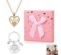 UZYXC A necklace for mum, a key ring - best mum Mother's Day gift, gifts for Mother's Day gift, key ring, mother