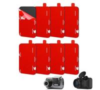 UZYXC Pack of 8 Extra Strong Adhesive Pads for Dashcam, High Performance Double-Sided Tape, Heat Resistant and Waterproof, for Vantrue, Garmin, Nextbase Camera Mount (8 Pads)