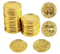 Uzztfa 100 Pcs Novelty Yes No Challenge Coins Decision Maker Flip Coins Medallion Collector Holiday School Office Party Game Supplies