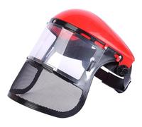Uzztfa Chainsaw Helmet Safety Face Shield Protective Mask Full Face Mesh Safety Helmet for Industrial Gardening Logging Brushcutter Forestry Shield Protection