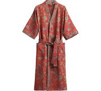 Uzztfa Double Gauze Nightdress Printing Bathrobe Loose Pajamas Comfortable Nightgown Yukata Sauna Suit Sleepwear Kimono for Women