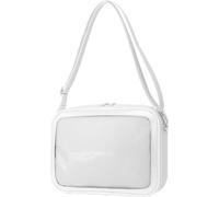 Uzztfa Japanese Ita Bag Kawaii Pin Display Bag with Pin Mesh Insert Anime Crossbody Handbag Japanese Shoulder Bag Jk Uniform Purse