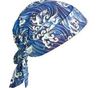 Uzztfa Japanese Style Chef Hat for Men Adjustable Chef Cap Bandana Skull Cap Sushi Chef Hat Head Scarf Breathable Cooking Hat for Men Women