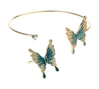 [uzzzdiiior] Elegant Butterfly Ring Durable Alloy Fashion Statement Trend Setter Jewelry Accessories for Everyday Use