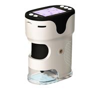 uzzzdiior Handheld Microscope Portable Designs Compact Microscope with 32G Memory & LED Light for Adults for Education & Research