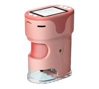 uzzzdiior Handheld Microscope Portable Designs Compact Microscope with 32G Memory & LED Light for Adults for Education & Research