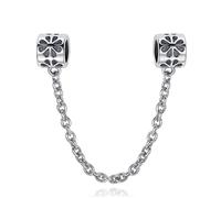 [uzzzdiior] Sturdy metal chain for bracelet protects against accidental drops or losses