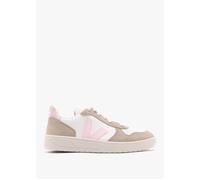 V-10 Chromefree Leather Extra White Petale Sahara Trainers - Tan Fabric / 37