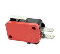 V-15 V-151 V-152 V-153 V-154 V-155 V-156-1C25 Micro Travel Limit Switch SPDT Momentary ON OFF 1NO1NC Lever Roller Microswitch 10Pcs(V-151-1C25)
