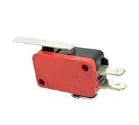 V-15 V-151 V-152 V-153 V-154 V-155 V-156-1C25 Micro Travel Limit Switch SPDT Momentary ON OFF 1NO1NC Lever Roller Microswitch 10Pcs(V-152-1C25)