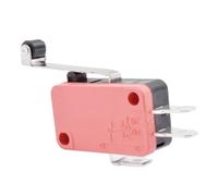 V-15 V-151 V-152 V-153 V-154 V-155 V-156-1C25 Microswitch SPDT Momentary Travel Mini Micro Limit Switch 1NO1NC Roller Lever Arm 5Pcs(V-156-1C25)
