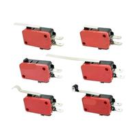 V-15 V-151 V-152 V-153 V-154 V-155 V-156-1C25 Momentary Travel Limit Switch 1NO1NC Roller Lever Arm 5Pcs(V-154-1C25,5pcs)