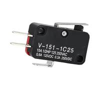 V-151-1C25 1 NO NC Short Straight Hinge Lever Arm Limit Switch E-Switch 10Pcs