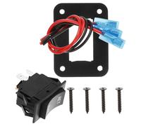 V 20a 4 Pin Momentary Rocker Switch for Rv Jack Control | Reversing Polarity Control, Black Iron Copper Plastic Build, Wire Kit Included for Automotive Use