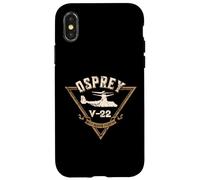 V-22 Multi-Mission Tilt-rotor Aircraft Distressed Case for iPhone X/XS