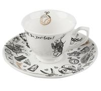 Espresso Cup and Saucer, 100ml, Gift Boxed V & A White One Size