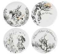 Alice In Wonderland Set of 4 Side Plates