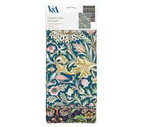 V&A Arts and Crafts Florals Organic Cotton Tea Towels