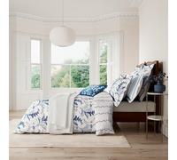 V&A Baroque Duvet Cover Set Double Indigo Blue